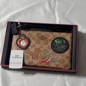 Coach Wizard of oz Boxed Wristlet With Patches